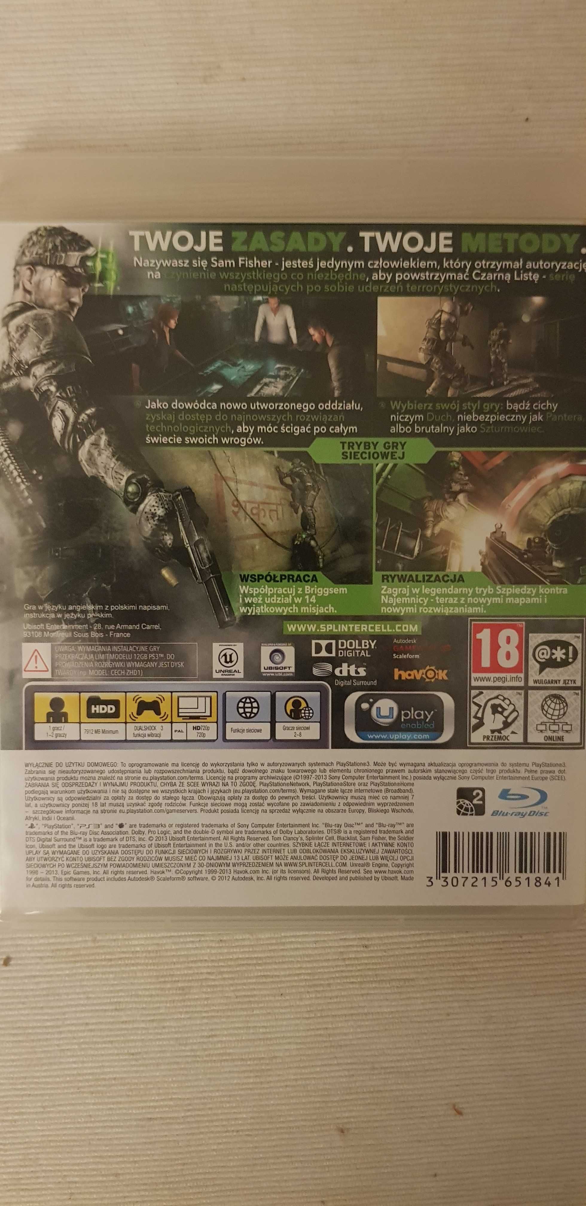 Tom Clancy’s Splinter Cell: Blacklist PS3 PL