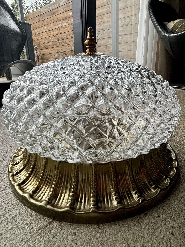 Vintage Plafon Kinkiet RZB Leuchten design Helena Tynel Niemcy 1970te