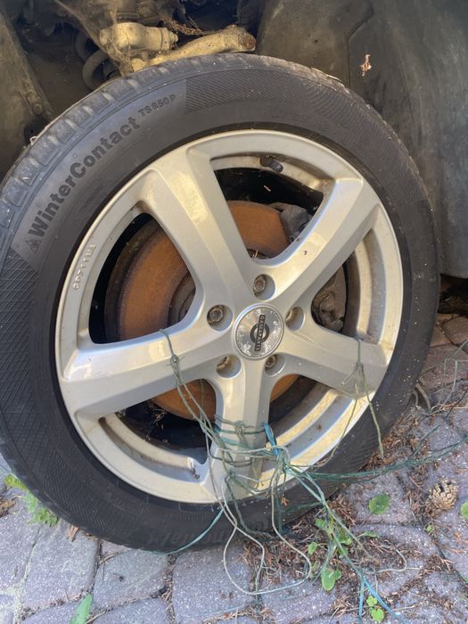 Kola felgi 17” audi a4 b6 opony zima 205 50 r17