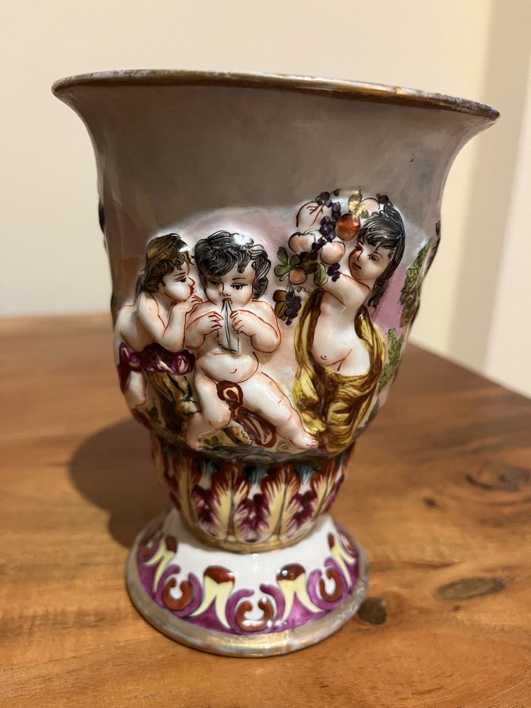 Jarra / pote porcelana antigo