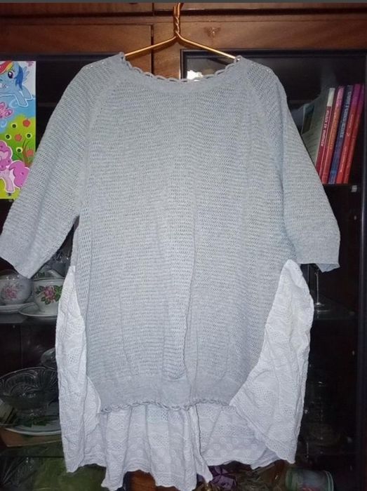 Натуральна кофта-туніка