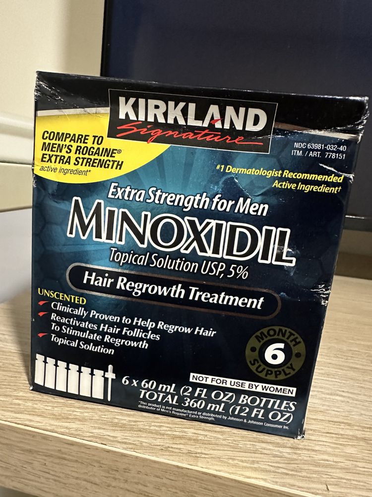 Minoxidil Foligain Extra Forte! Kirkland/foligain