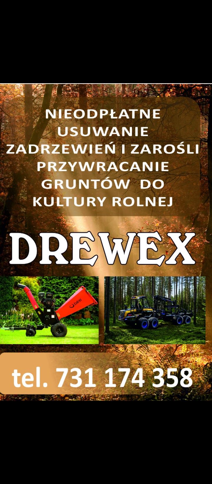 Nieodpłatne usuwanie zadrzewień i zarośli