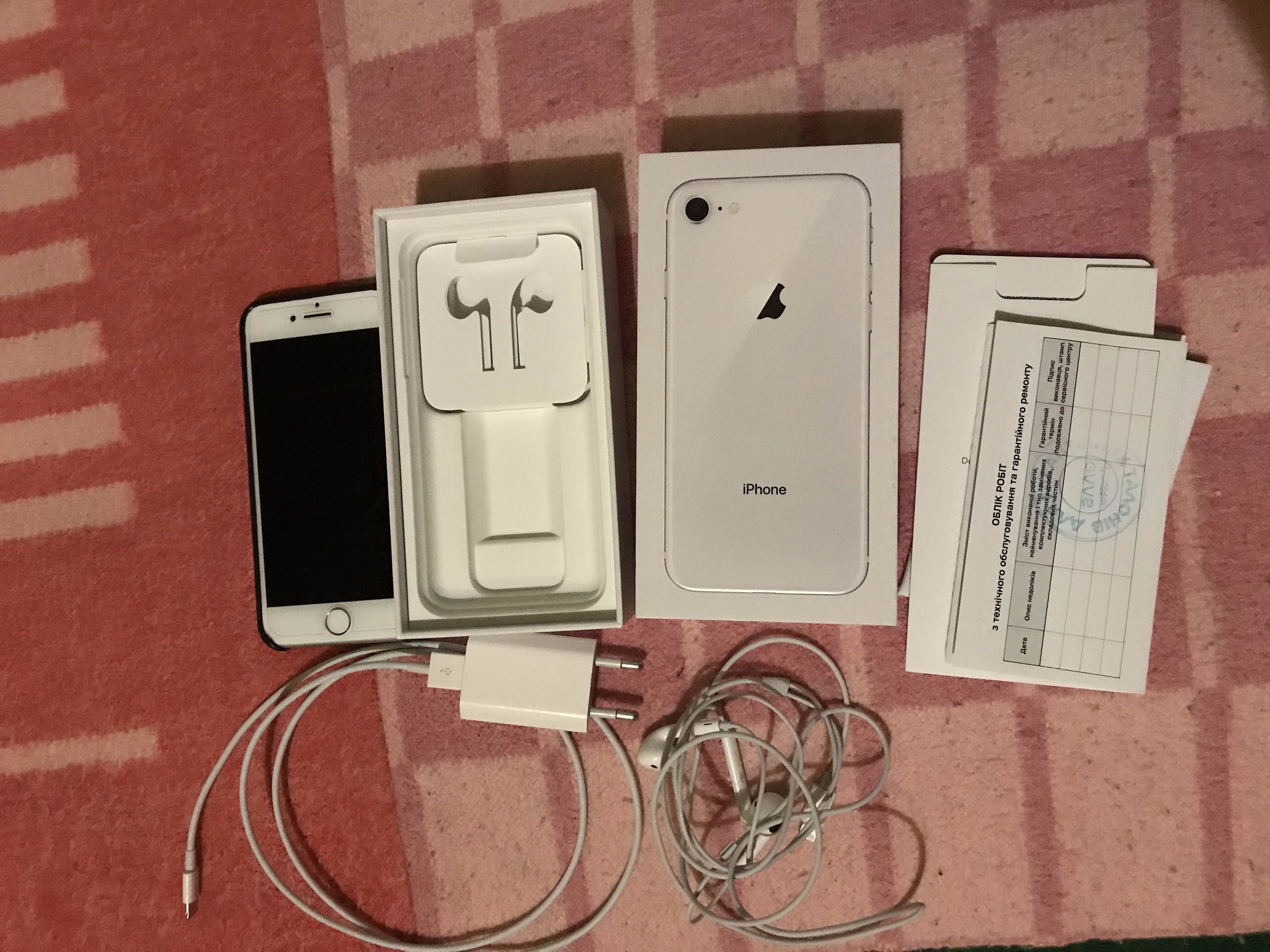 iPhone 8 256 gb white ІДЕАЛ!