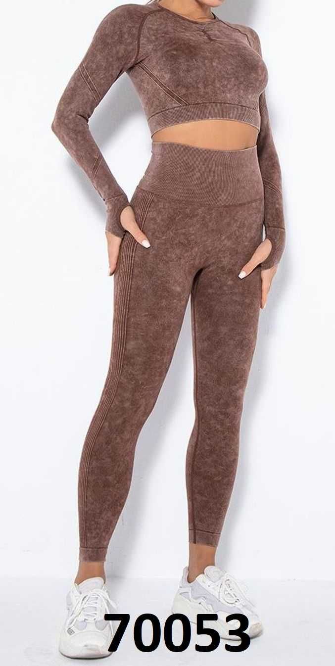Комплект для Фітнесу "Денім" Push-up S/M/L Лосини+Рашгард