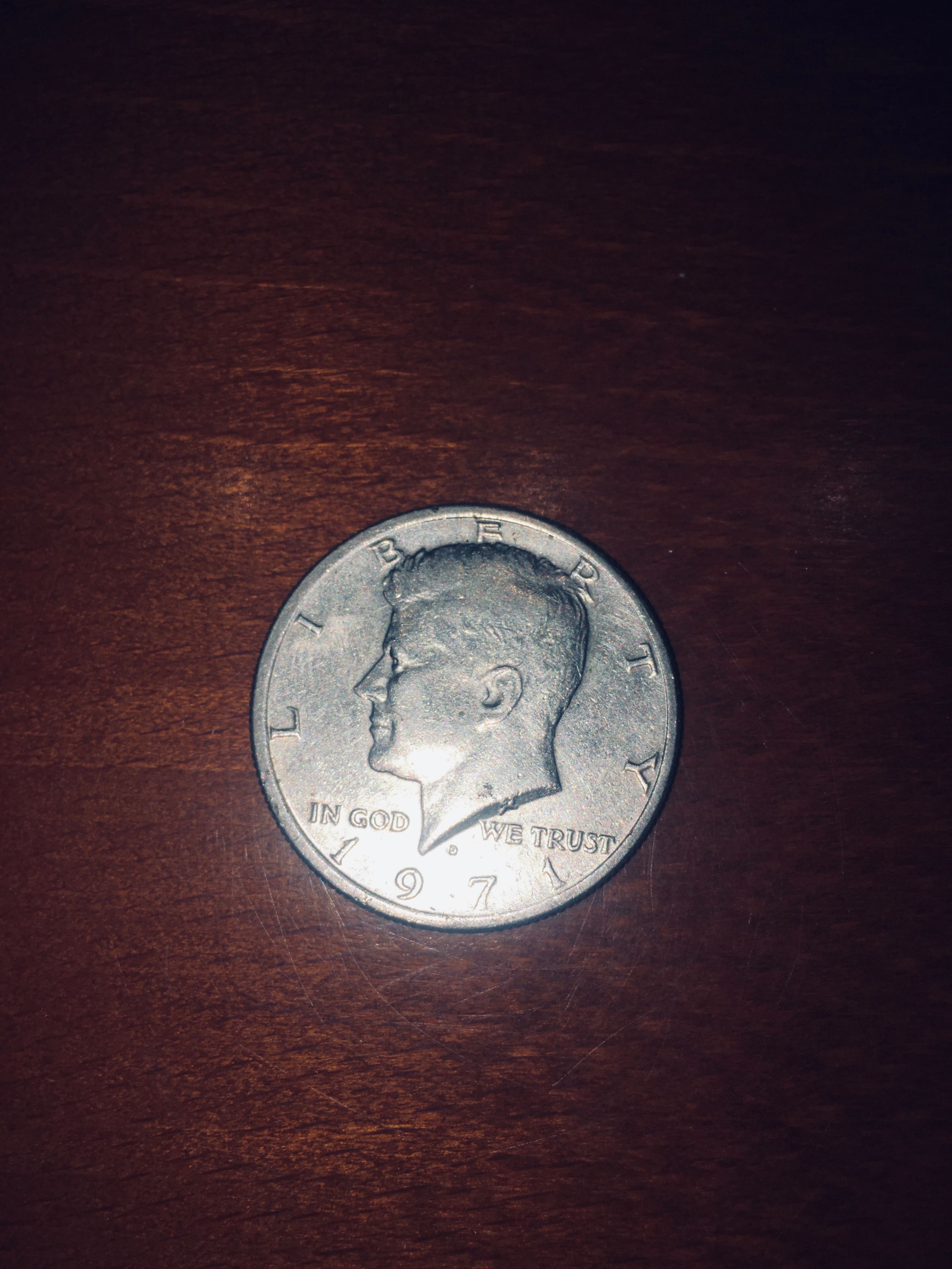 Pół dolara 1971 kennnedy
