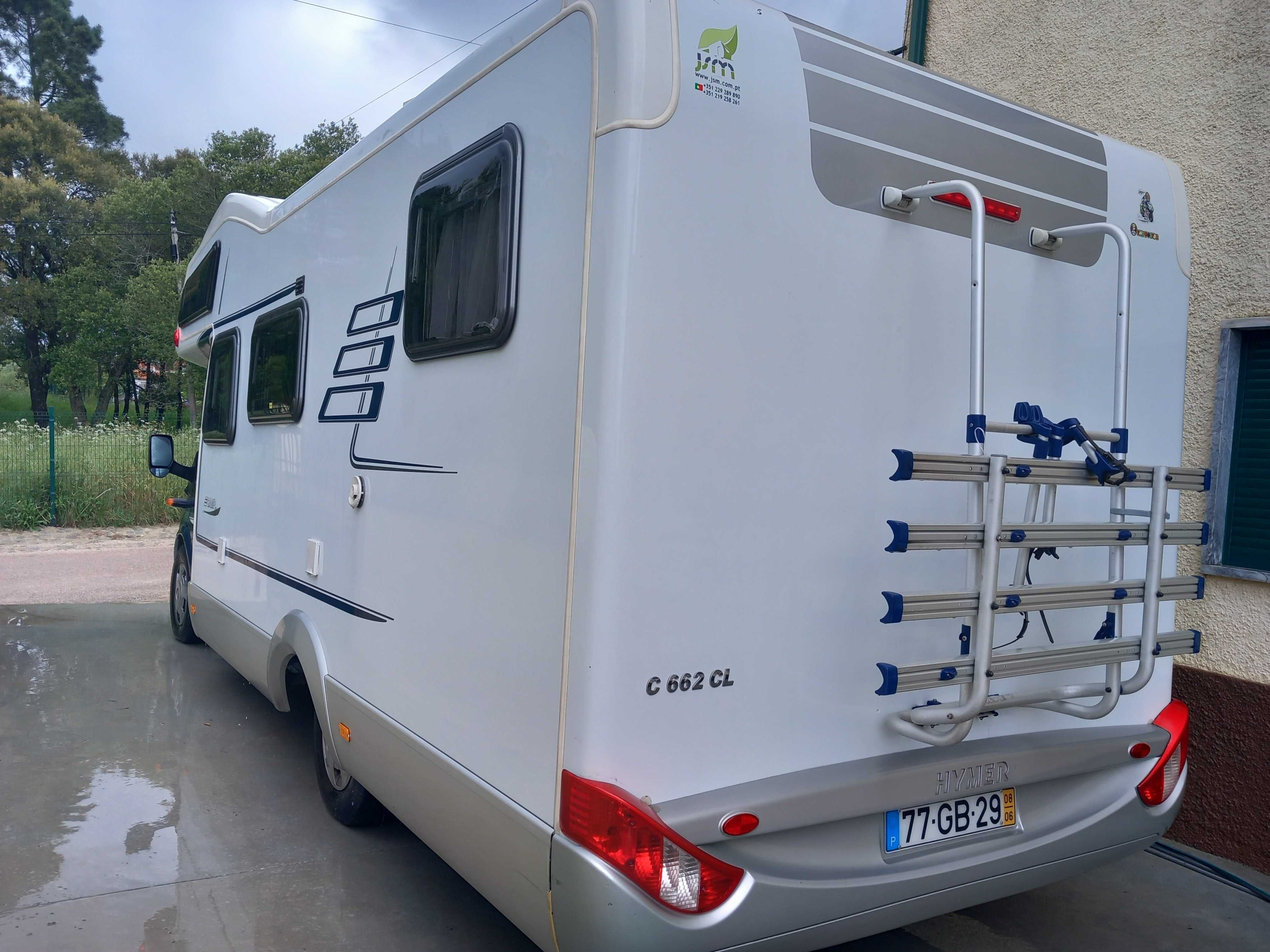 Autocaravana seminova Hymer Azul e branca
06.2008
Gasóleo
43.000km