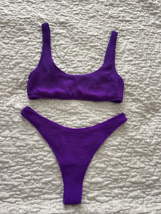 Яскравий фіолетовий роздільний купальник Calzedonia