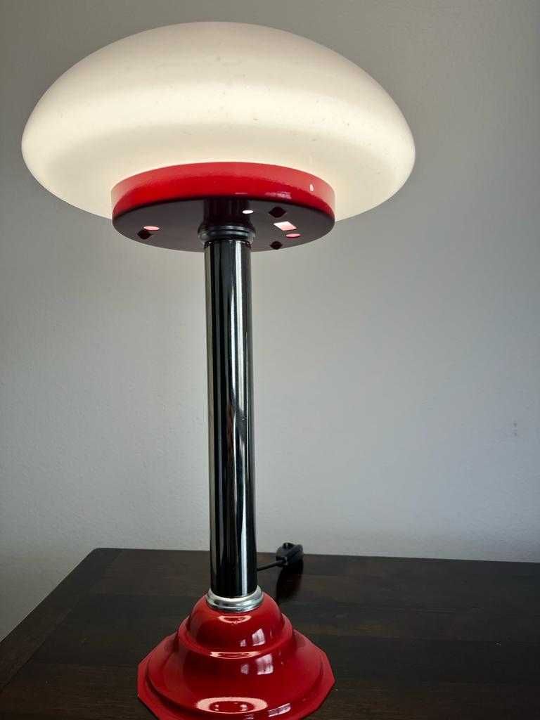 Candeeiro de mesa vintage, mushroom space age