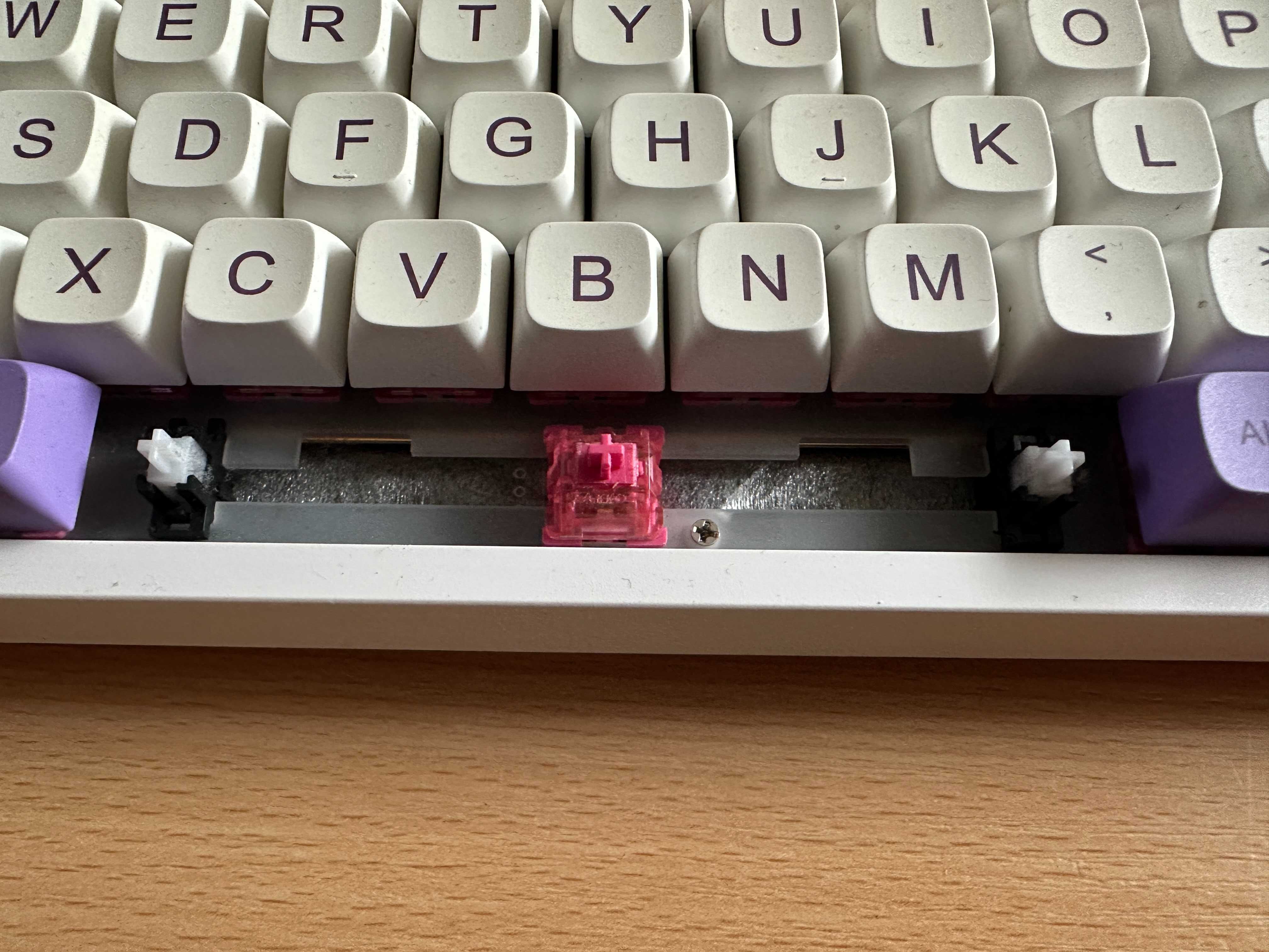 Klawiatura Mechaniczna - Full Custom - Hot Swap KF068 - Akko Rose Red