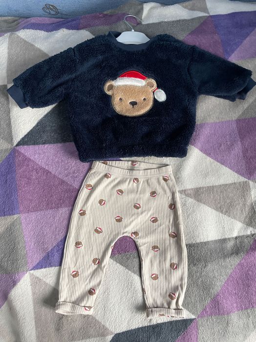 Костюм новорічний, зимовий next 6-9 міс 74 см