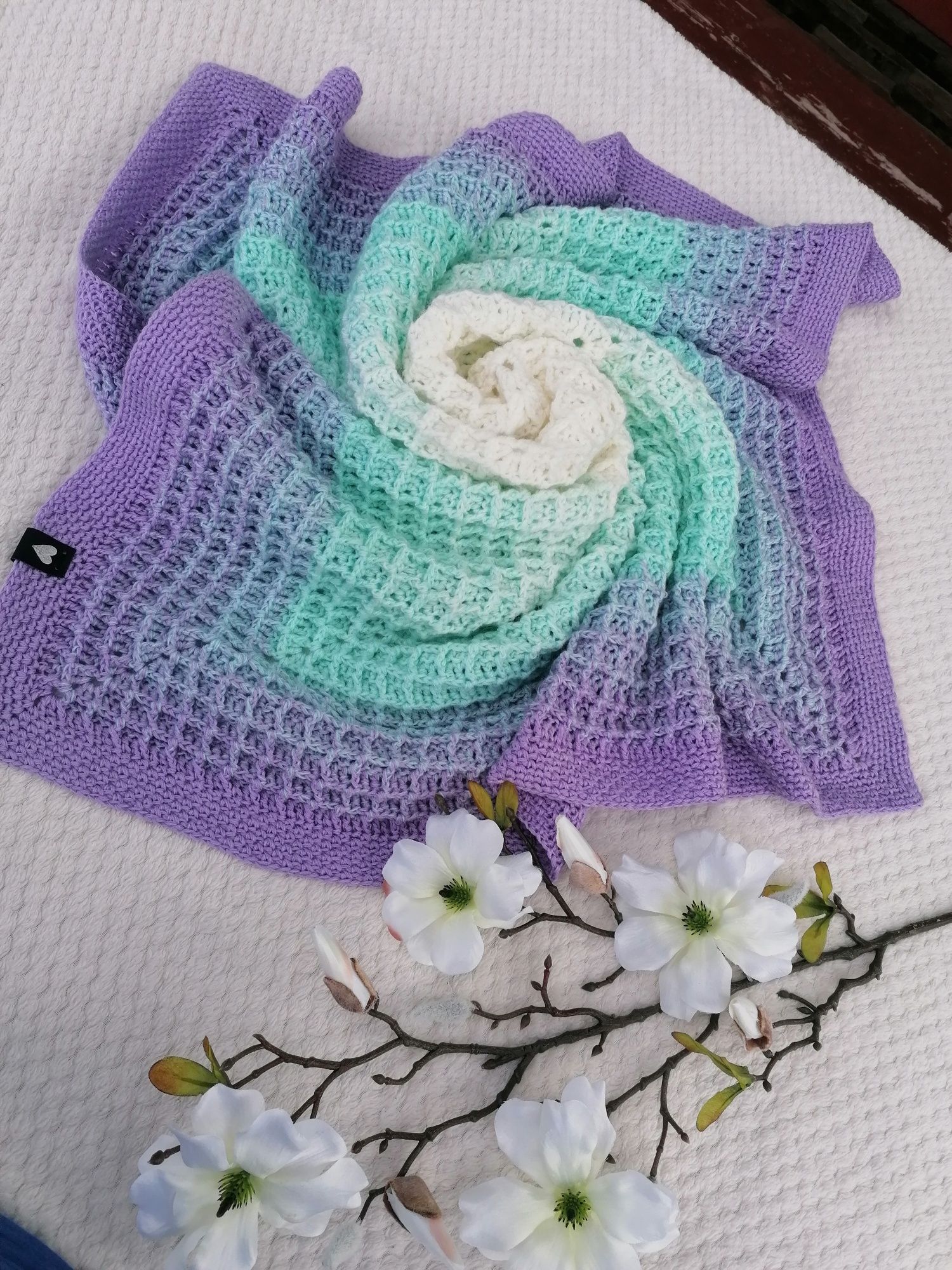 Kocyk dla niemowlaka hand made