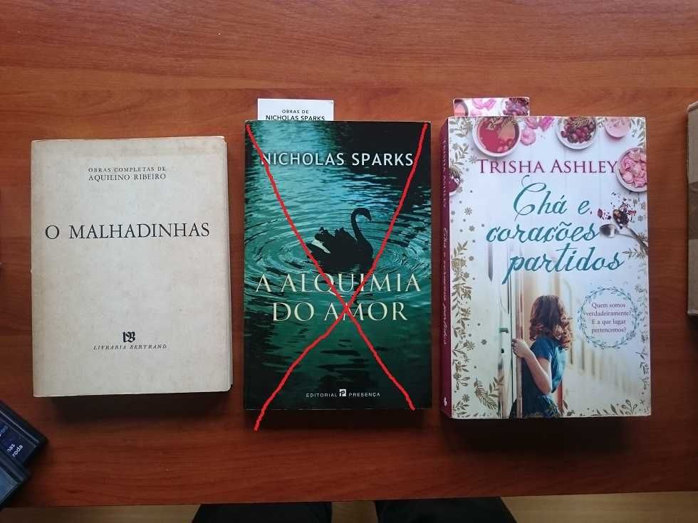Livros de Trisha Ashley e Aquilino Ribeiro