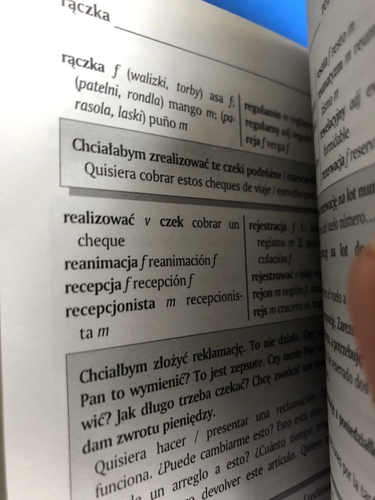 Mini słownik polsko - hiszpański z rozmówkami