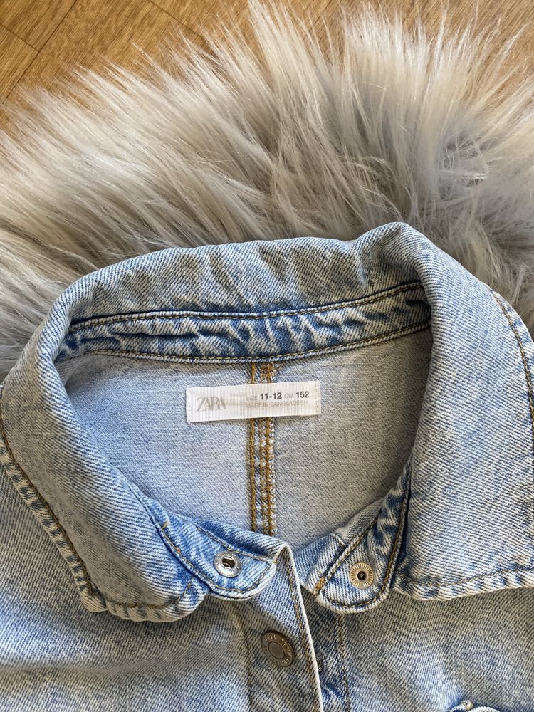 Джинсове сорочка рубашка оверсайз від ZARA