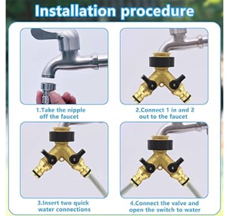 Benaton Rozdzielacz węża ogrodowego typ: Y