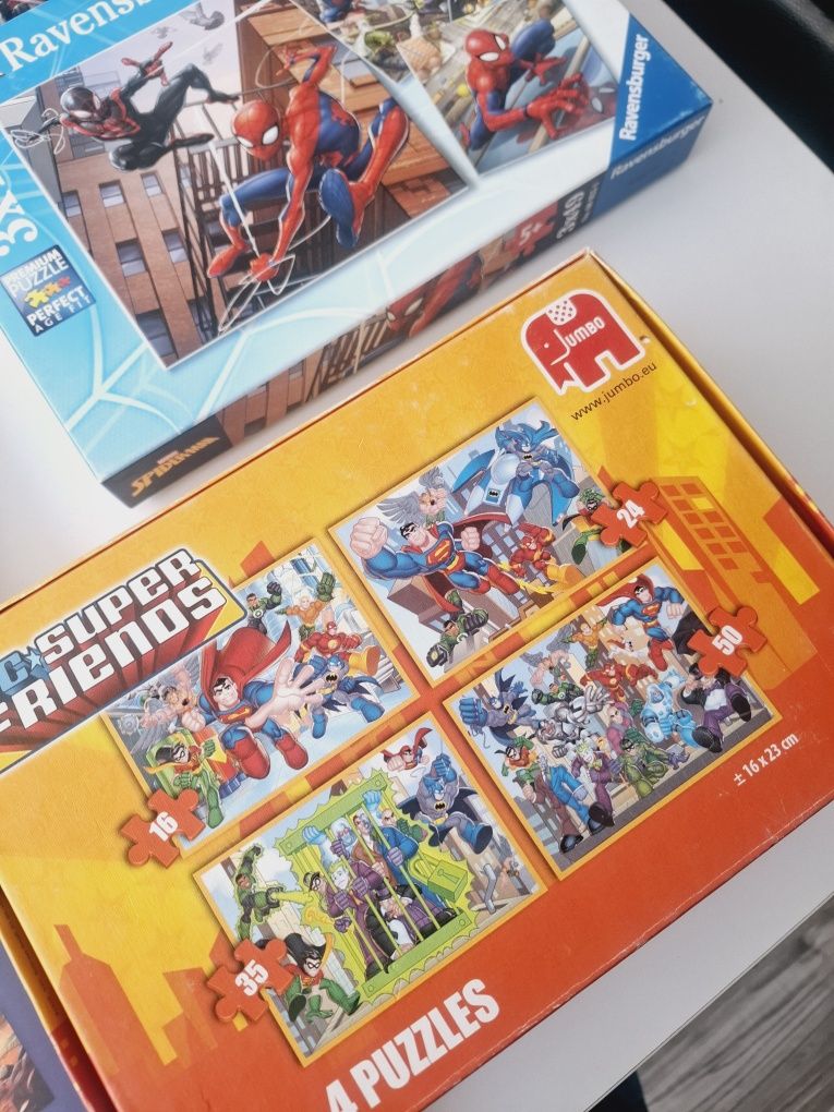Zestaw puzzli dla chłopca marvel