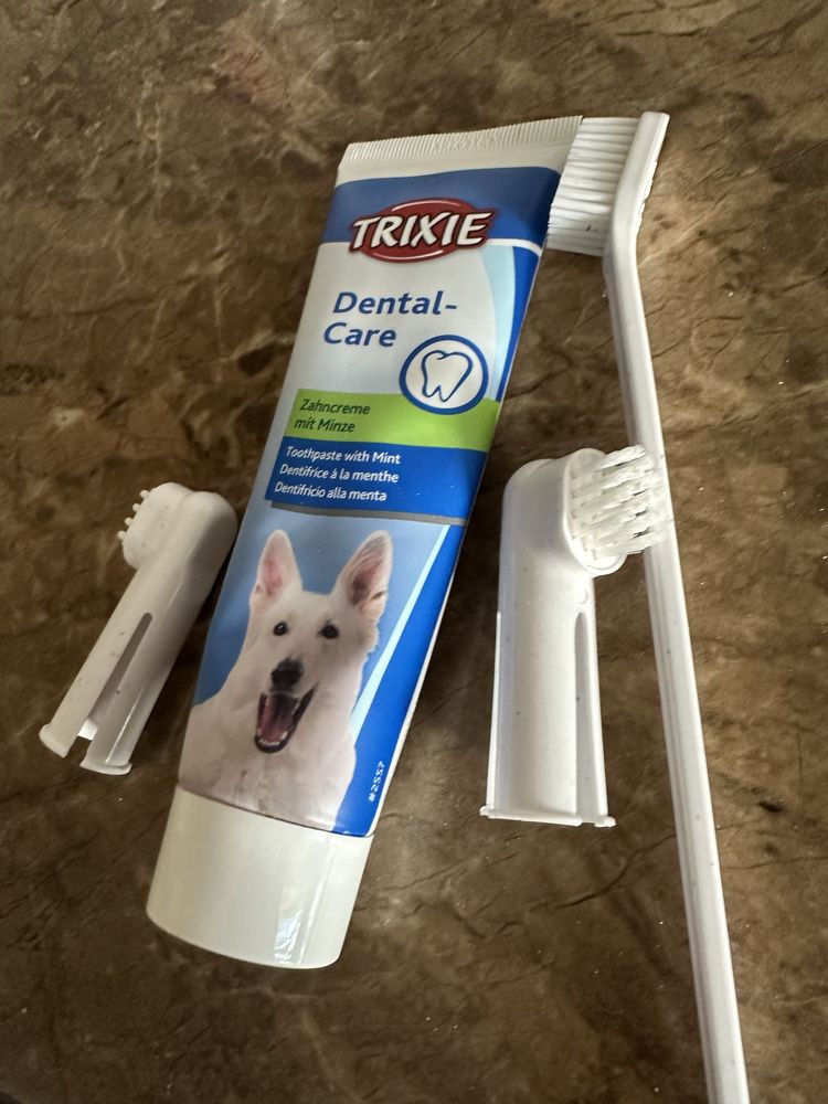 Зубная паста Trixie и щетки для собак