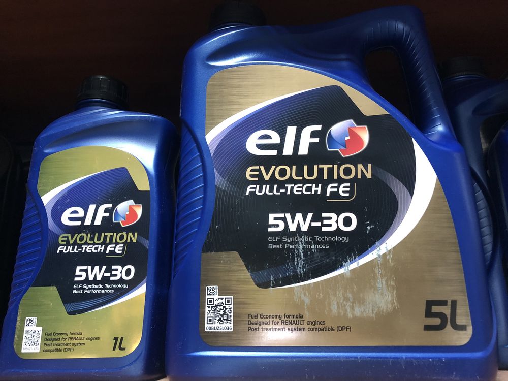 Масло 5w30/Elf 5w30 5л LLX -1355/Elf 5w30 5л full-tech fe - 1405грн