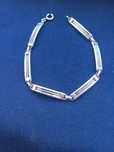 Pulseira de prata 925 Vintage.