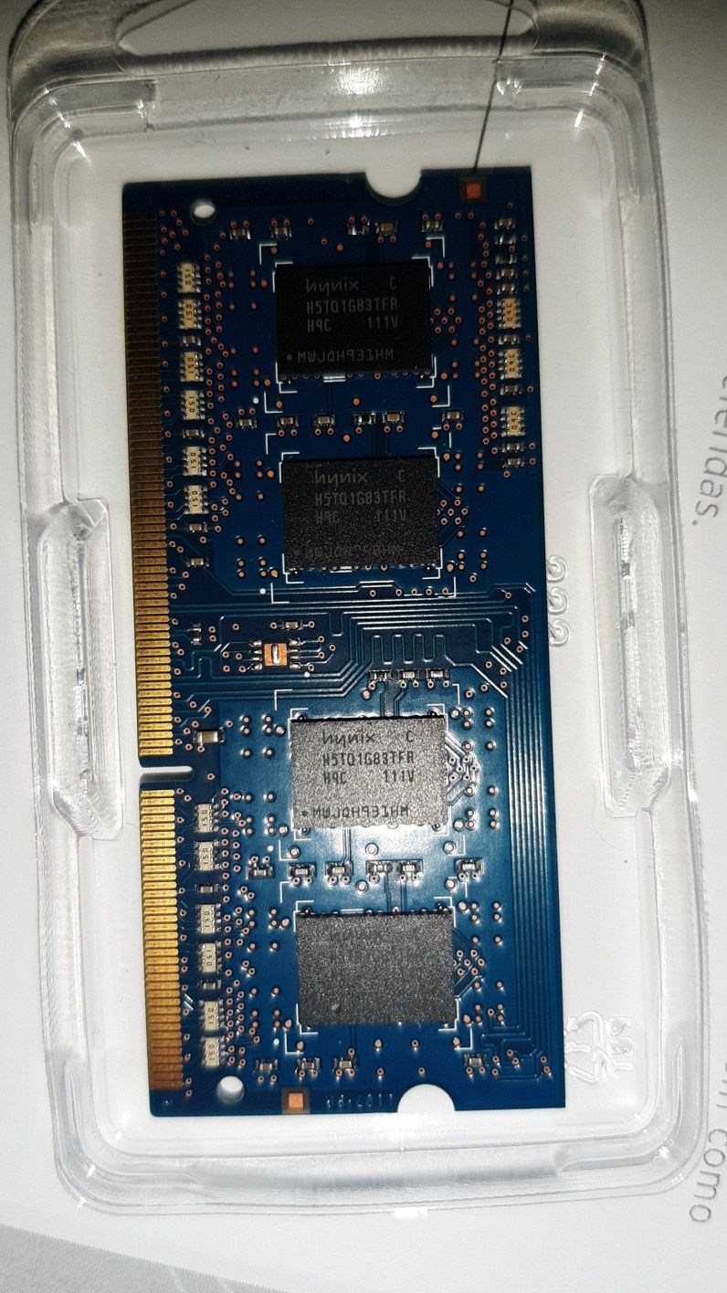 Memória RAM DIMM 1GB 1Rx8 PC3 - 10600S - H9