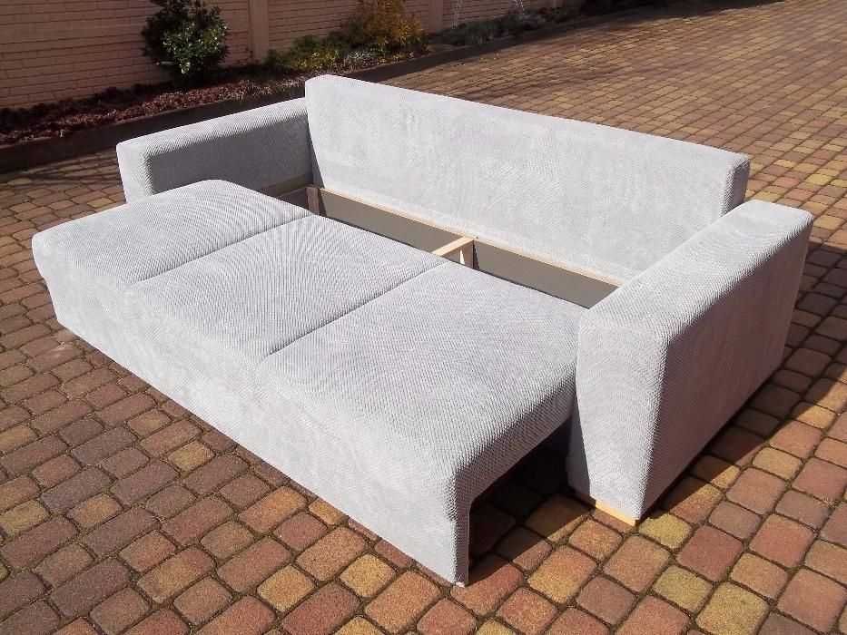 Sofa/kanapa+dostawiana pufa/narożnik/całość sprężyny bonell