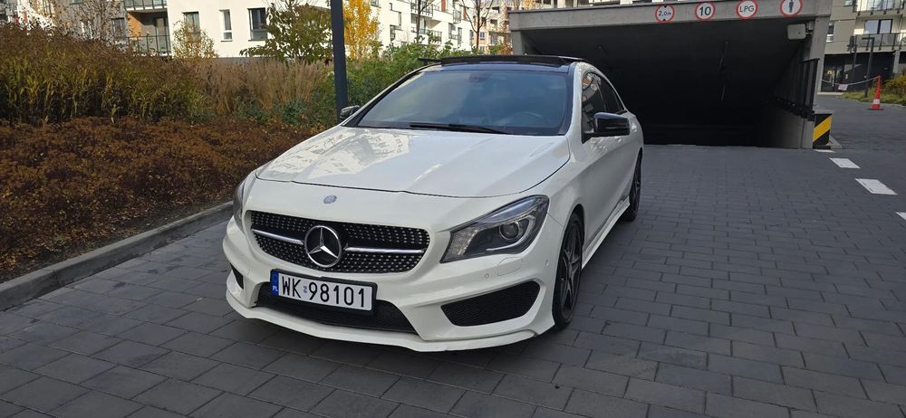 Mercedes-Benz CLA MERCEDES AMG CLA Panoramiczny dach felgi grzane fotele AMG