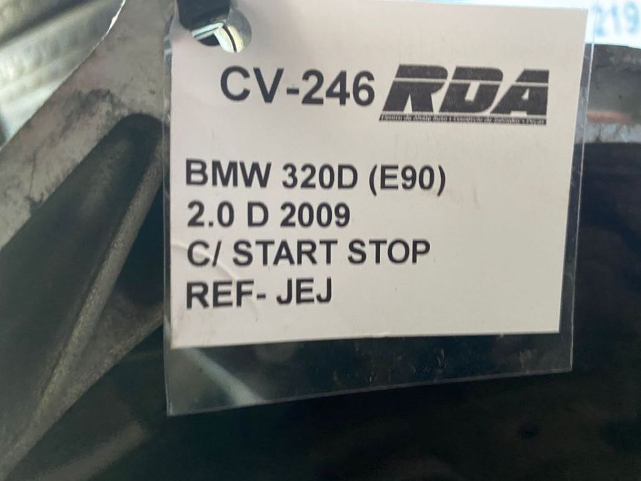 CV246 Caixa De Velocidades Bmw 320D E90 De 2009 Com Start Stop