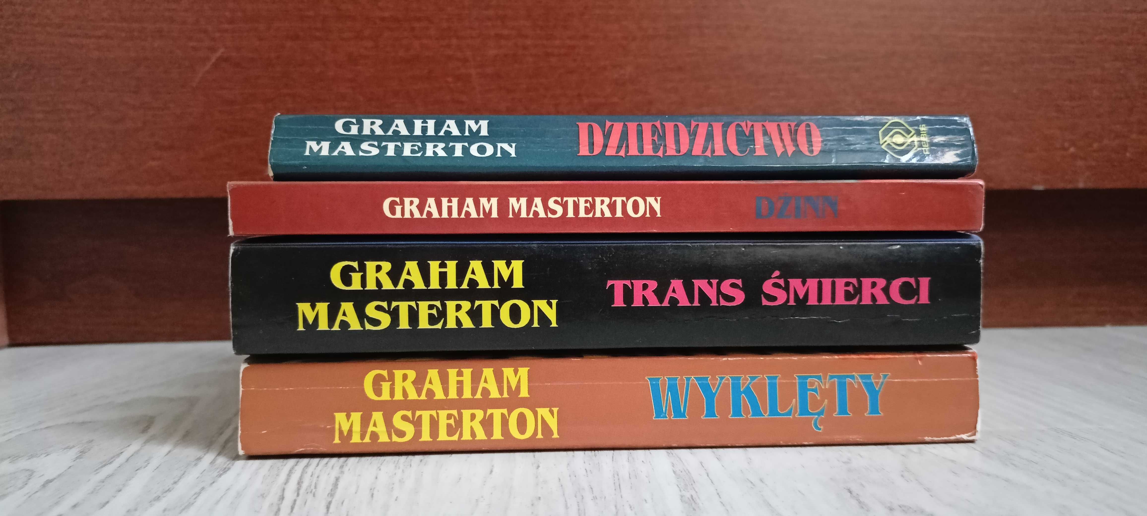 4x Graham Masterton Wyklęty + Trans śmierci + Dżinn + Dziedzictwo