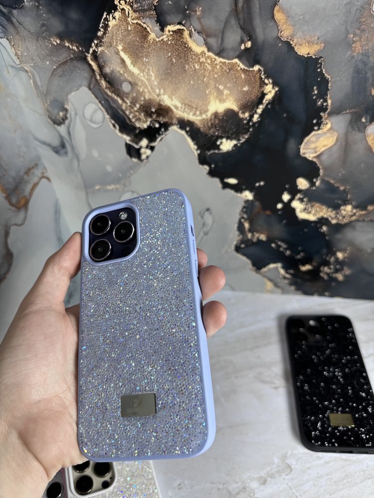 Swarovski Чохол з камінцями для iPhone 11 - 15 pro max