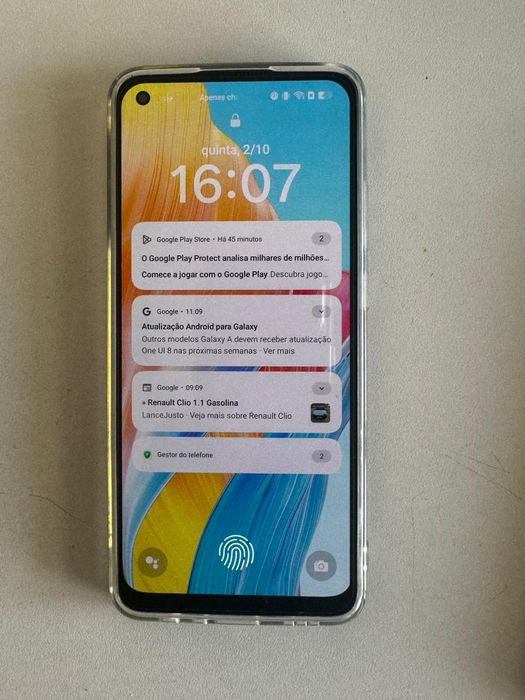 OPPO A78 128gb 8+8gb RAM écran amoled com id Touch no écran tlm como !