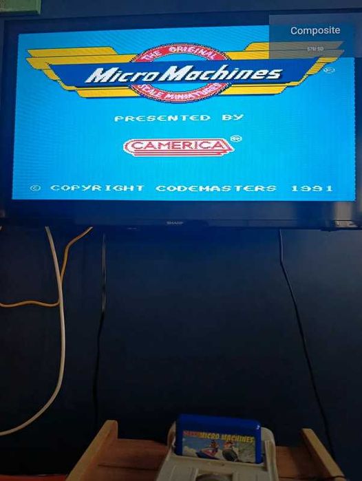 Cartridge Pegasus/Famicom Micro Machines ze złotej 5