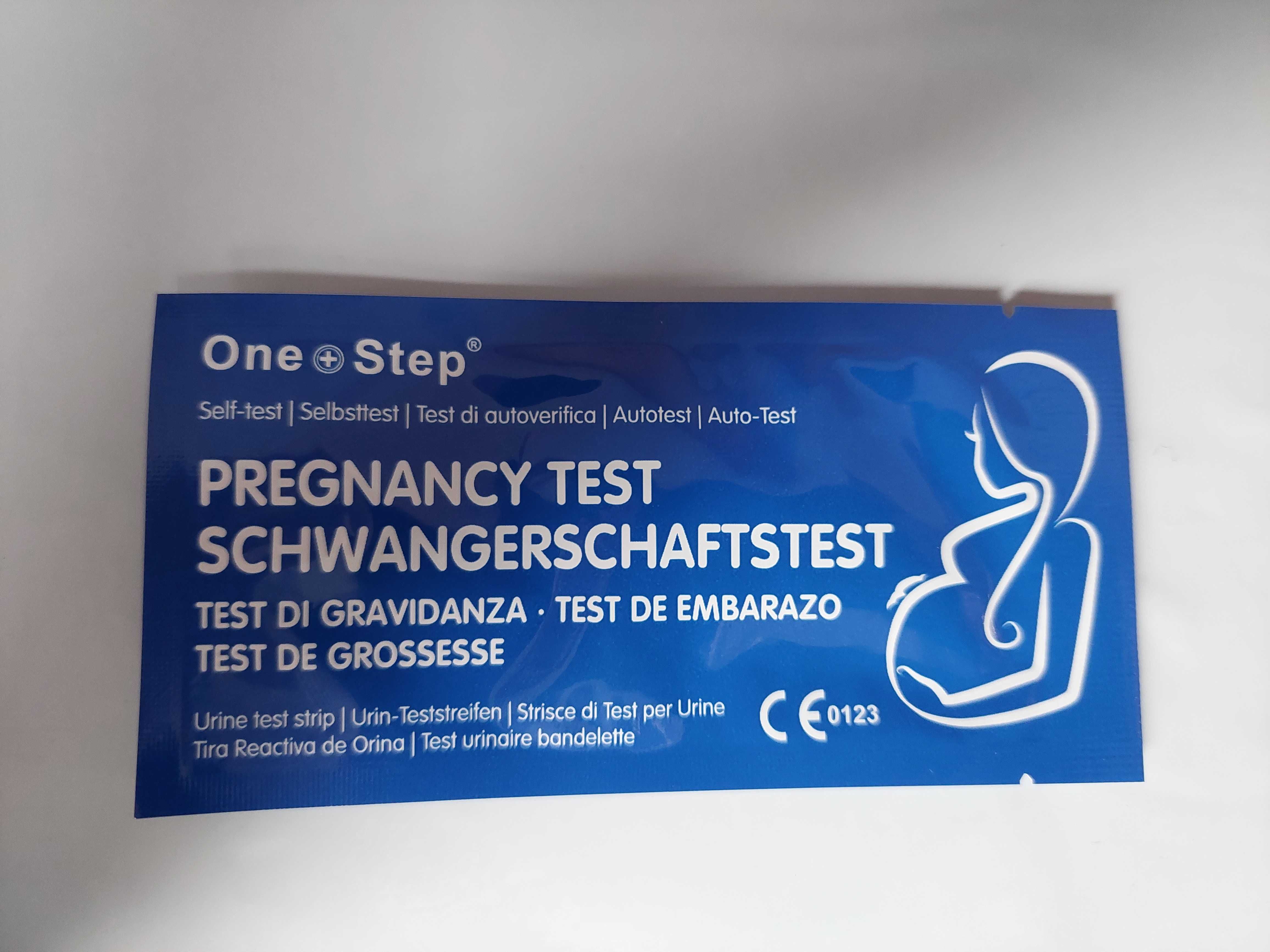 Test ciążowy paskowy TESTY CIĄŻOWE 10mlU/ml - pakiet 50 sztuk