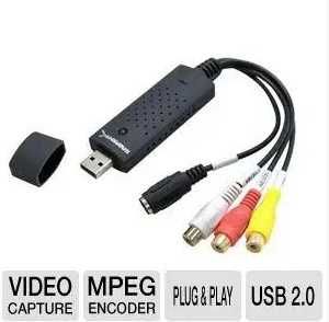 Easycap USB Video Відео-Аудіо TV DVD VHS Capture Adapter відеозахват