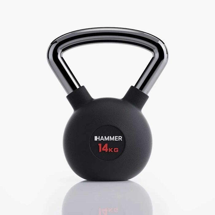 Kettlebell gumowany Hammer Premium 4 kg (dostępne inne wagi)