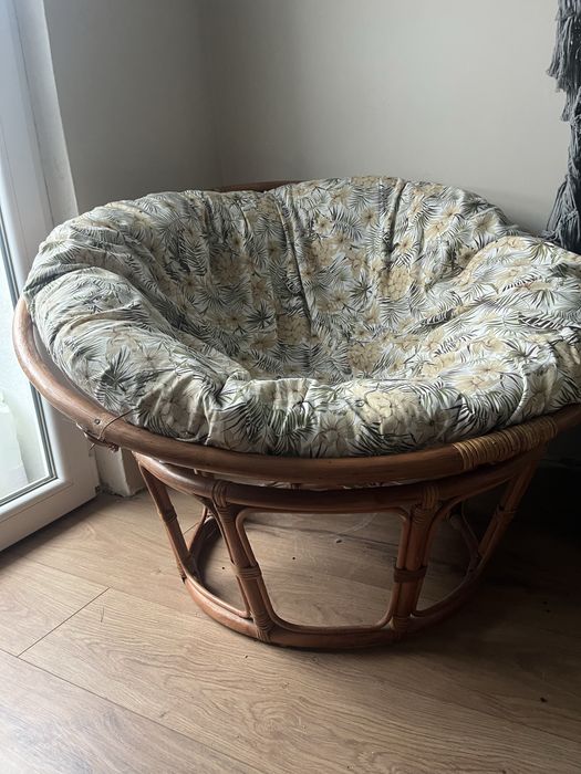Fotel wiklinowy kokon