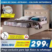 PROMOÇÃO! Cama de Casal +  estrado + colchão