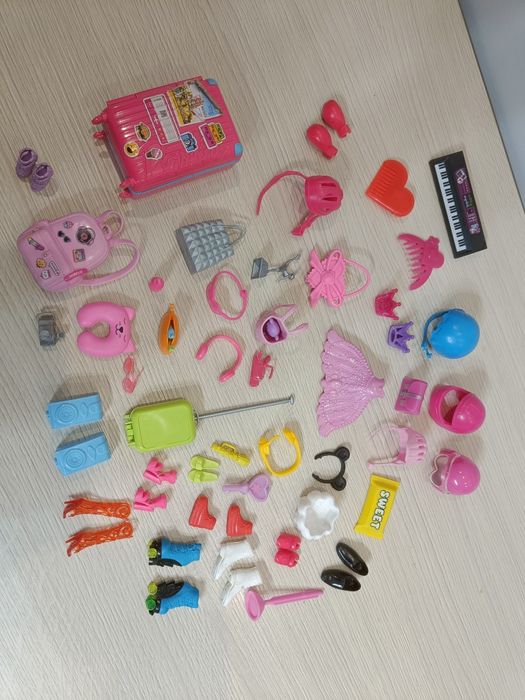 Zestaw akcesoriów dla lalki barbie