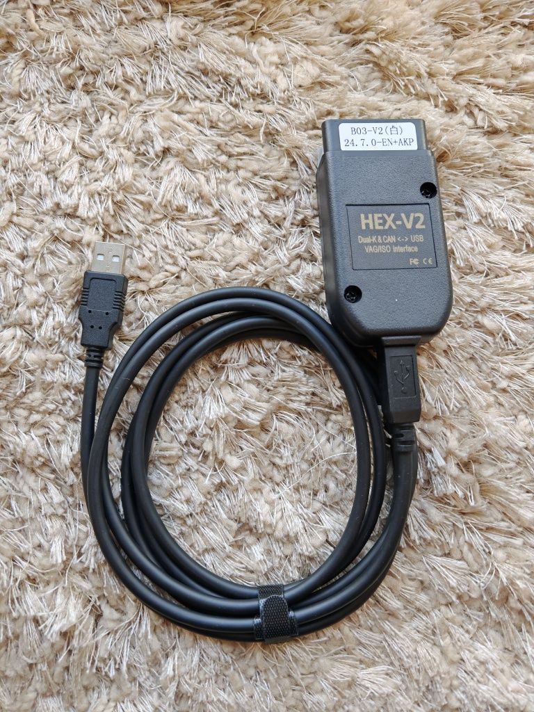 VCDS 24.7 HEX V2 kabel VAG wraz z oprogramowaniem
