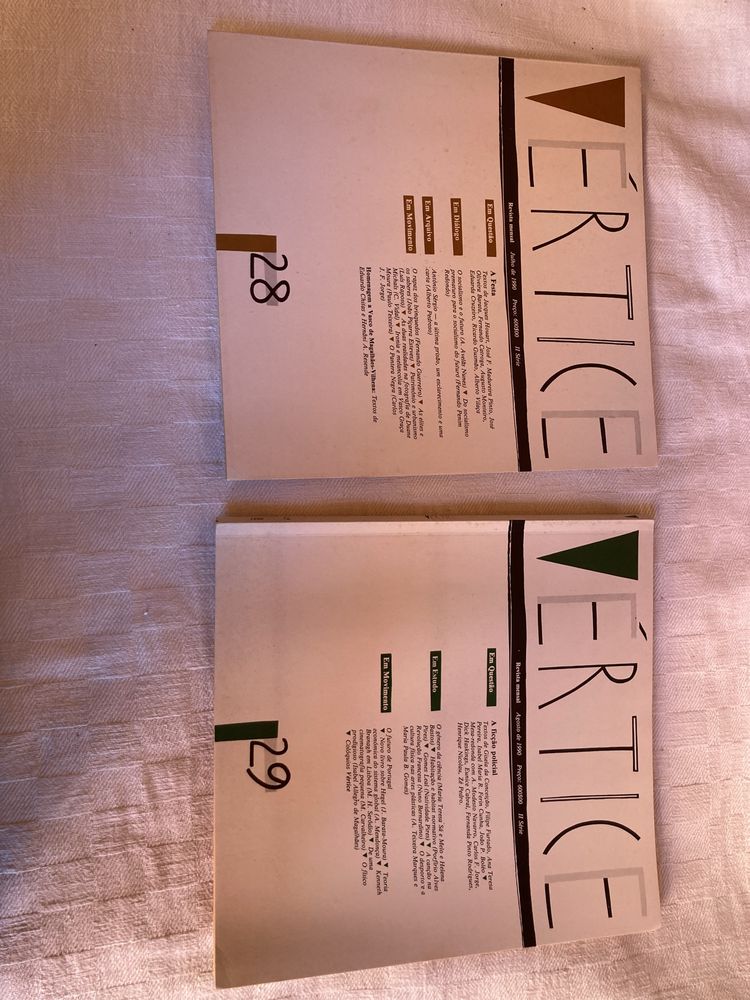 Revista mensal Vértice