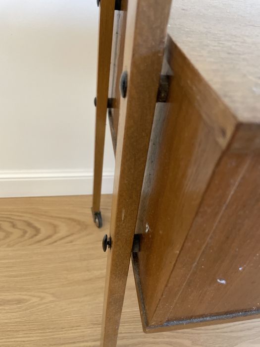 Niciak szafka nocna stolik boczny midcentury vintage 66x41 na kolkach