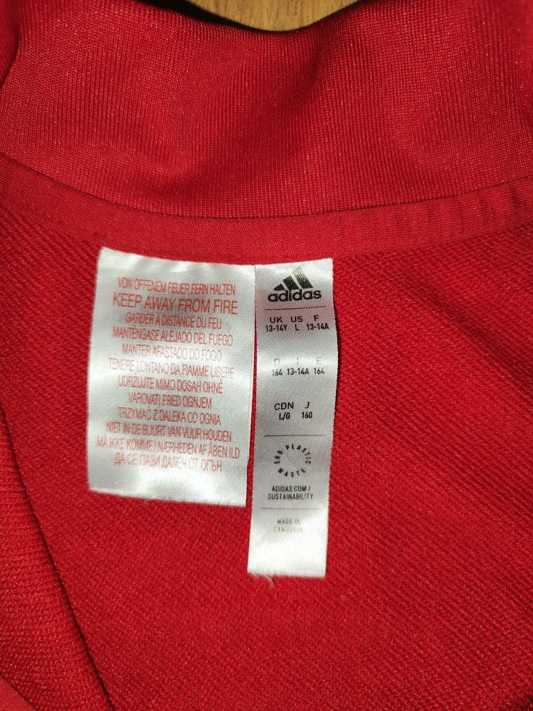 Bluza piłkarska adidas oddychająca Dry -fit r 164