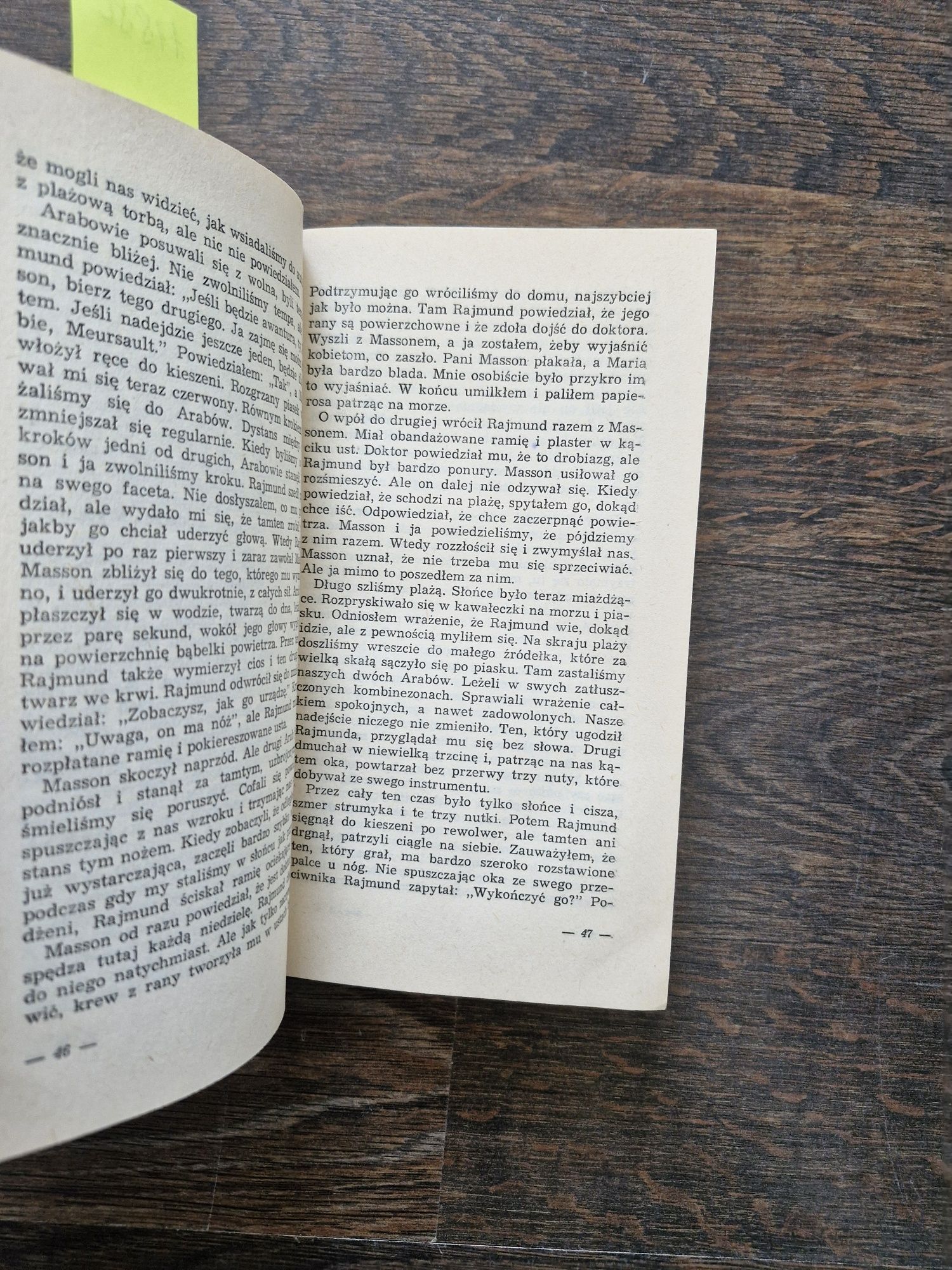 A1880. "Obcy. Upadek" Albert Camus