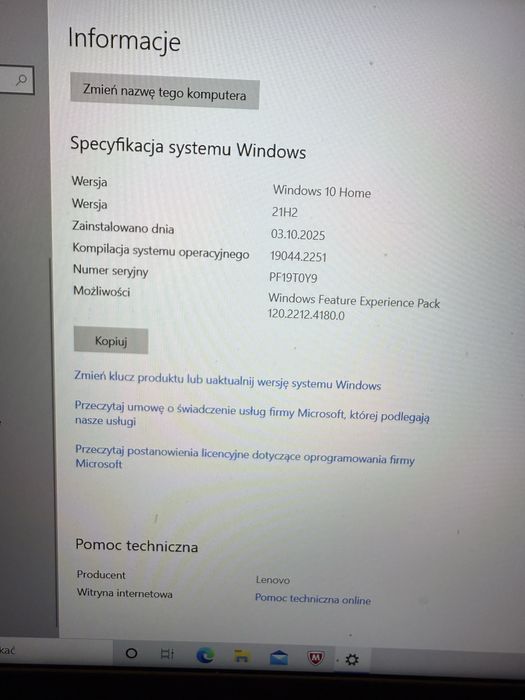Lenovo Legion Y530 – i5 / GTX 1050 / 8 GB / 1 TB – gamingowy laptop