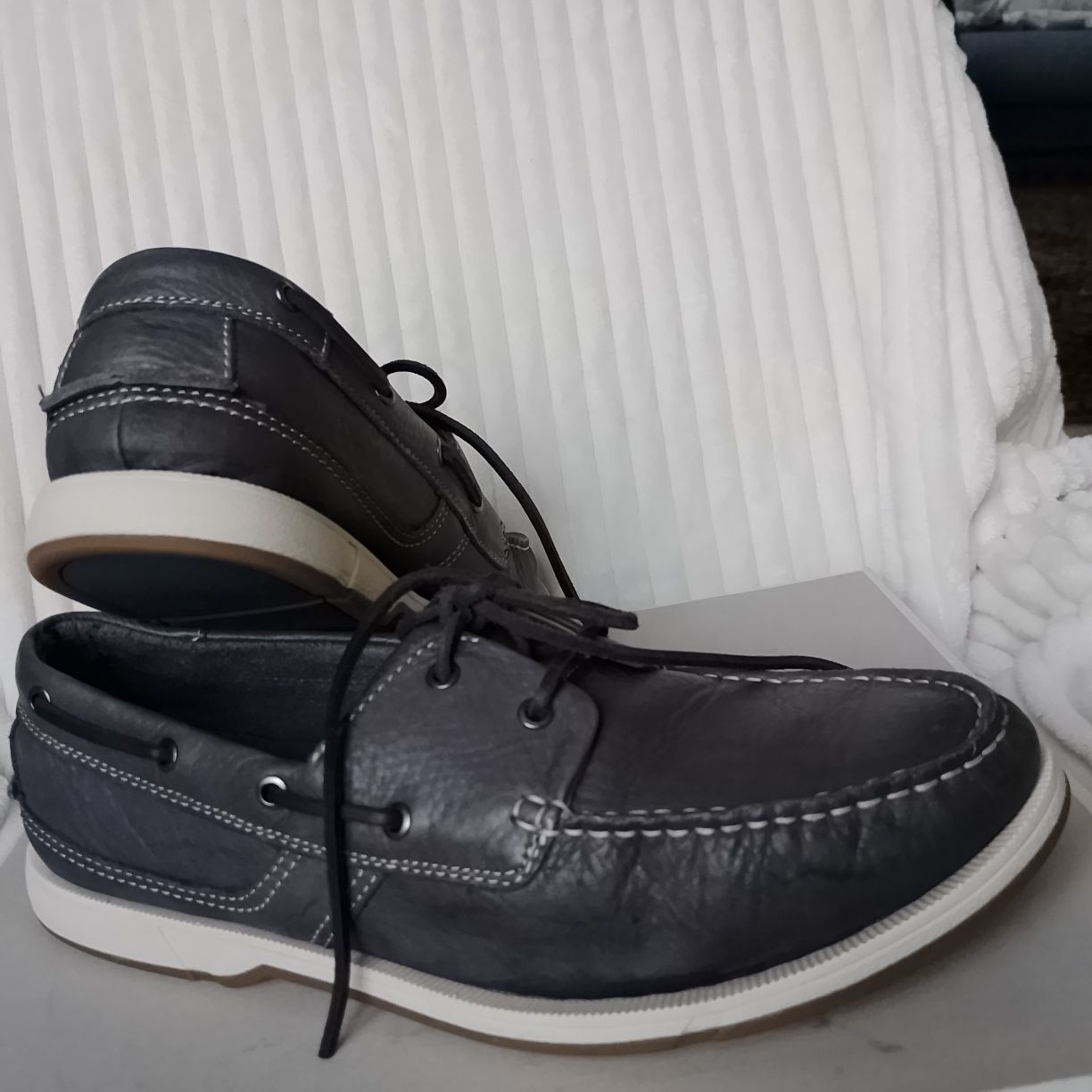 Clarks мокасини шкіряні, р.43
