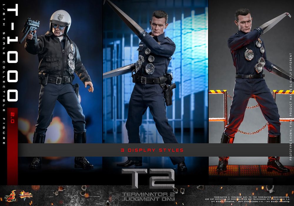 Фігурка 1/6 Hot Toys MMS774 Terminator 2: Judgment Day T-1000 (2.0)