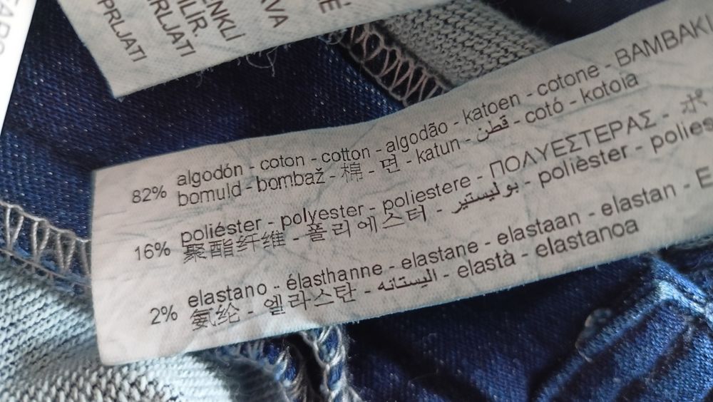 Spodnie jeansowe jogger ZARA rozm. 140