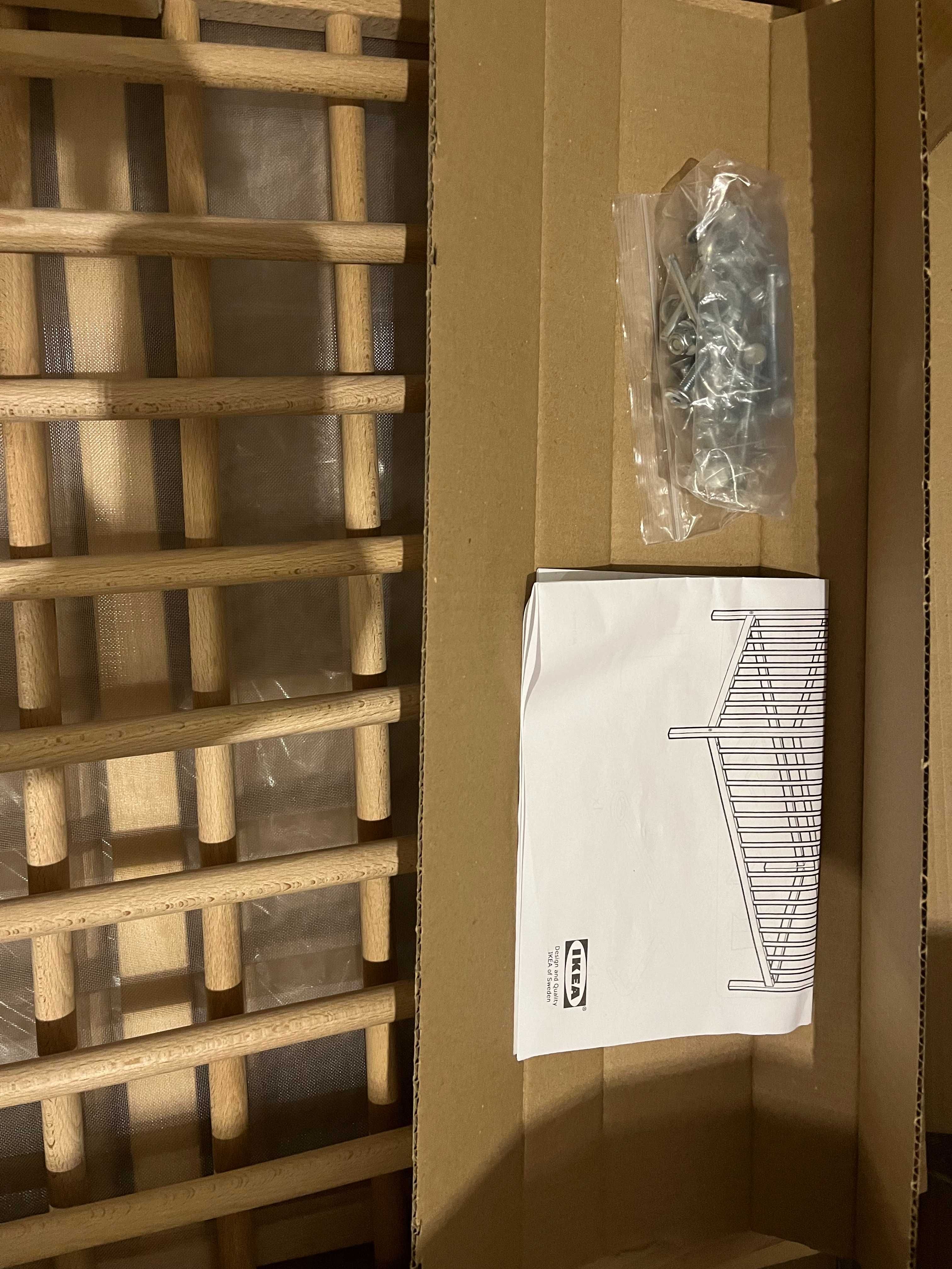 Berço IKEA - Sniglar - 60x120cm - Faia