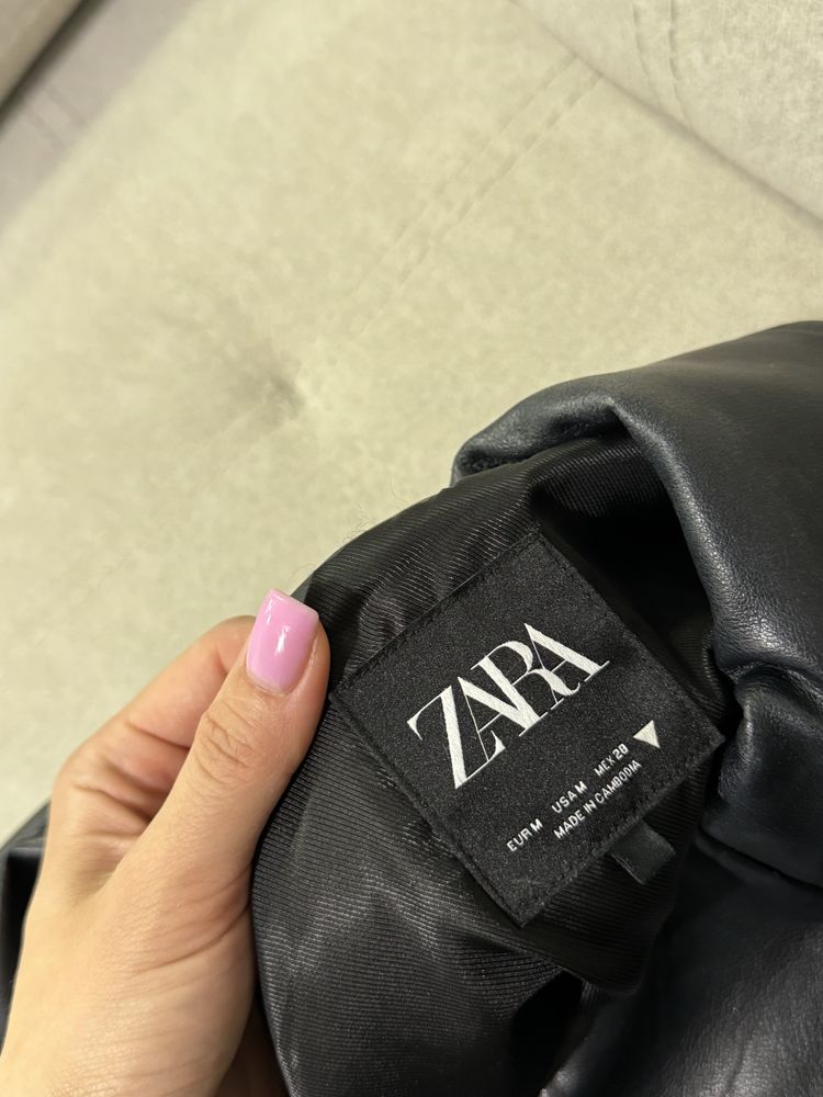 Косуха zara кожанка zara