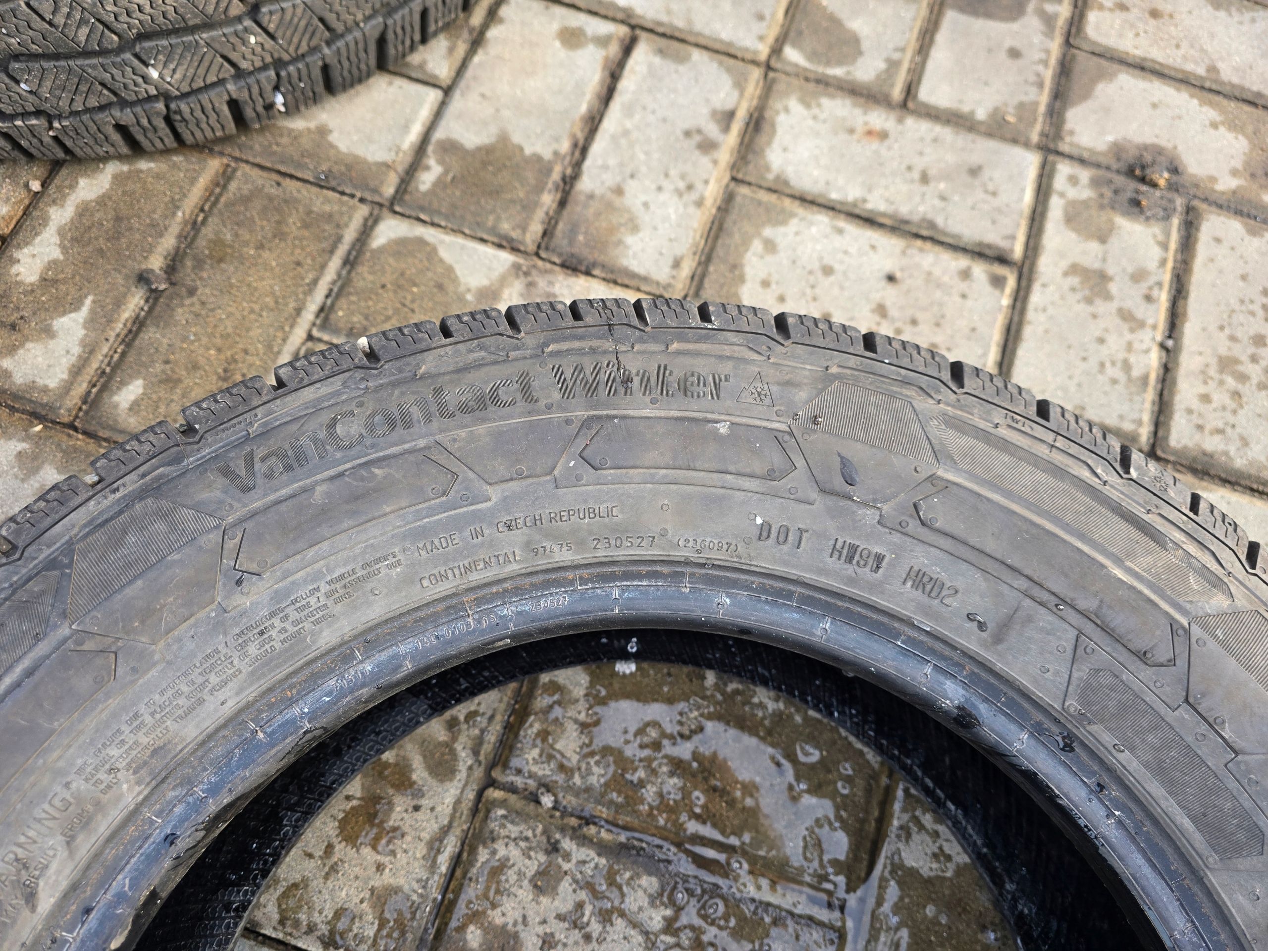 Continental Vancontact Winter 195/70R15C 104/102R 6mm 1X